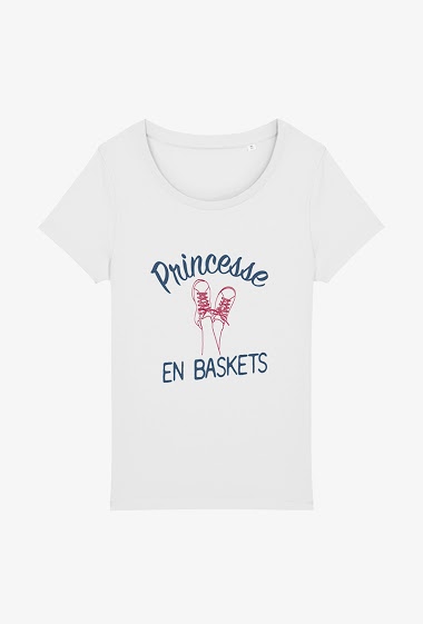 Grossiste Kapsul - T-shirt Adulte - Princesse en baskets