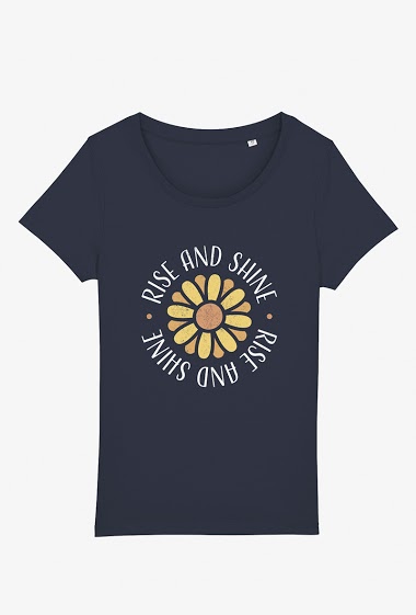 Wholesaler Kapsul - T-shirt Adulte - Rise and shine flower