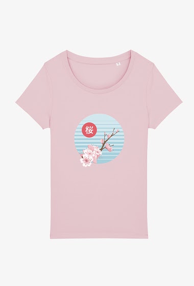 Grossiste Kapsul - T-shirt Adulte - Sakura blossom