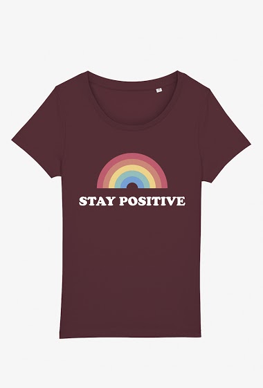 Mayorista Kapsul - T-shirt adulte - Stay positive