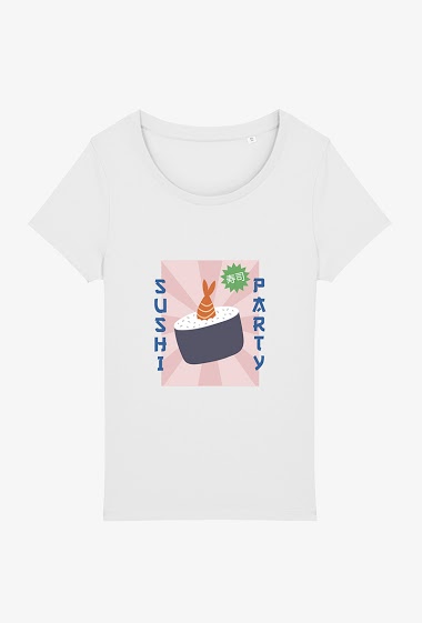 Grossiste Kapsul - T-shirt Adulte - Sushi party