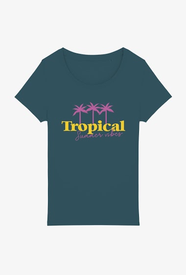 Wholesaler Kapsul - T-shirt Adulte - Tropical summer vibes