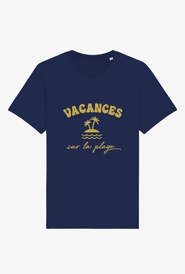 Großhändler Kapsul - T-shirt Adulte - Vacances sur la plage