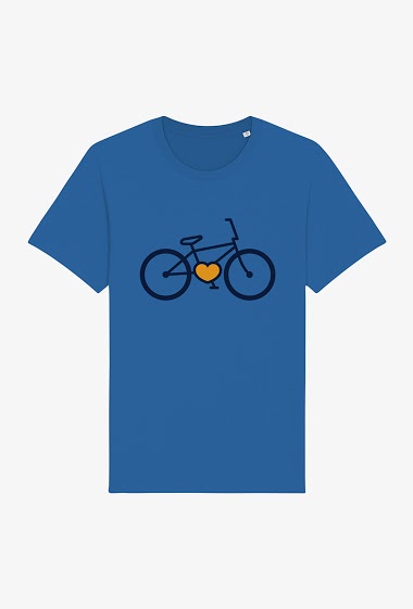 Mayorista Kapsul - T-shirt Adulte - Vélo cœur