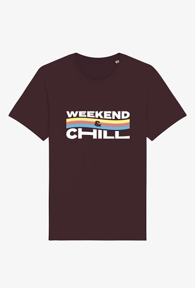 Grossiste Kapsul - T-shirt Adulte - Weekend chill.