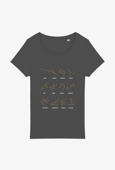 Grossiste Kapsul - T-shirt Adulte -Zodiac signs