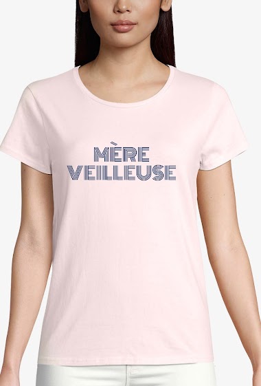 Grossiste Kapsul - T-shirt bio adulte Femme - Mère Veilleuse