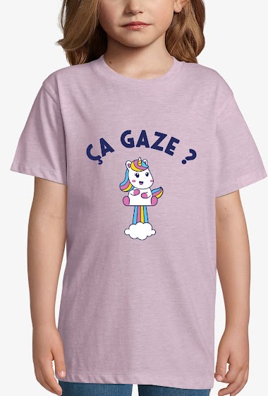 Großhändler Kapsul - T-shirt  Enfant fille  - Ca gaze?