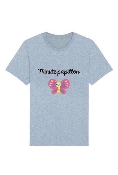 Wholesaler Kapsul - T-shirt  enfant fille - Minute papillon
