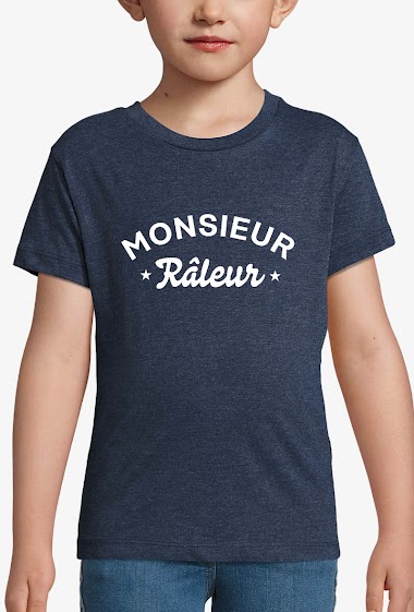 Grossiste Kapsul - T-shirt  enfant Garçon  - Monsieur Raleur