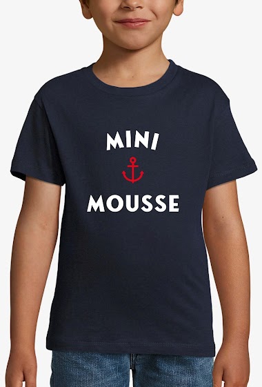 Grossiste Kapsul - T-shirt  Enfant  - Mini mousse ancre