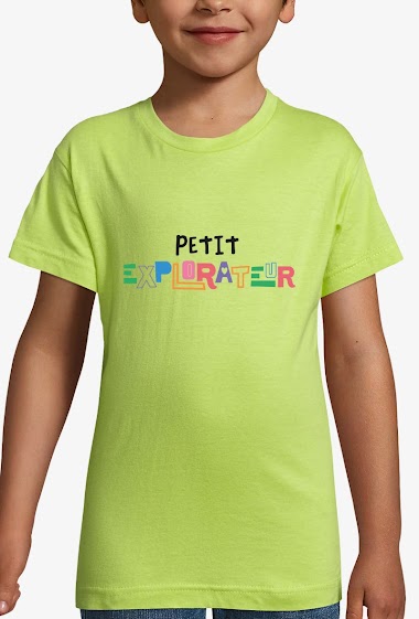Grossiste Kapsul - T-shirt enfant  - Petit Explorateur