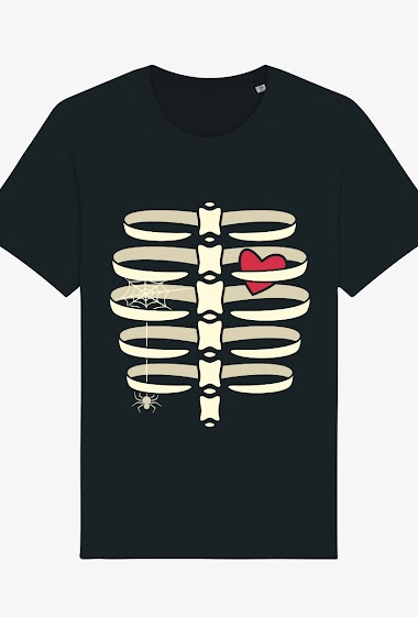 Großhändler Kapsul - T-shirt Enfant - Squelette déguisement