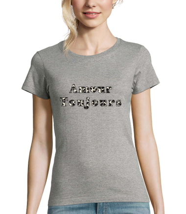 Grossiste Kapsul - T-shirt femme - Amour toujours
