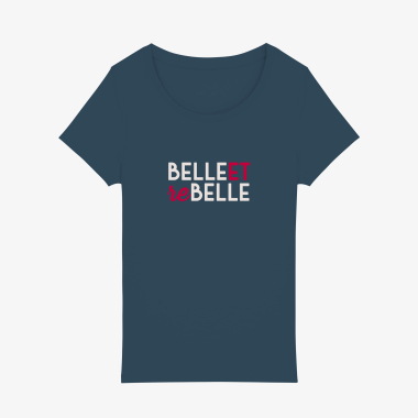 Grossiste Kapsul - T-shirt femme - Belle et rebelle