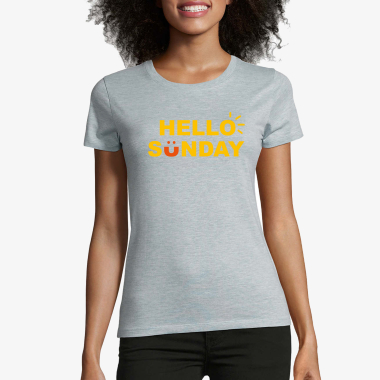 Grossiste Kapsul - T-shirt femme - Hello Sunday