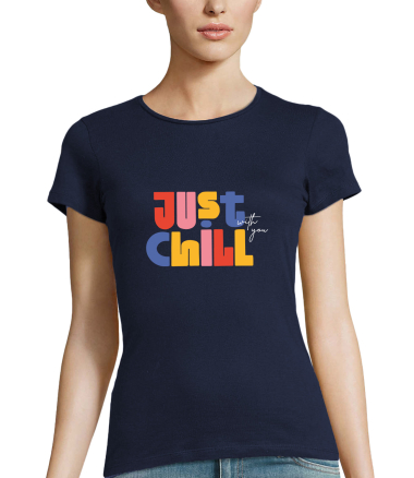 Grossiste Kapsul - T-shirt femme - Just chill