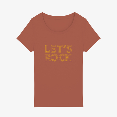 Grossiste Kapsul - T-shirt femme - Let's rock