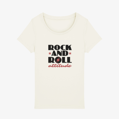 Grossiste Kapsul - T-shirt femme - Rock and roll attitude