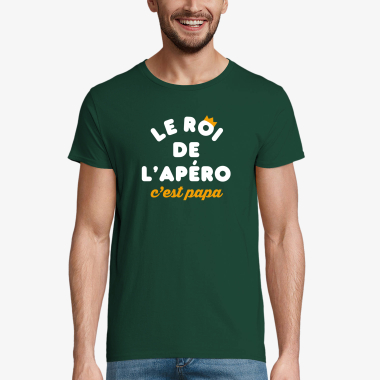 Großhändler Kapsul - Herren-T-Shirt – Der König des Aperitifs ist Papa