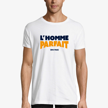 Mayorista Kapsul - Camiseta de hombre - El hombre perfecto o no