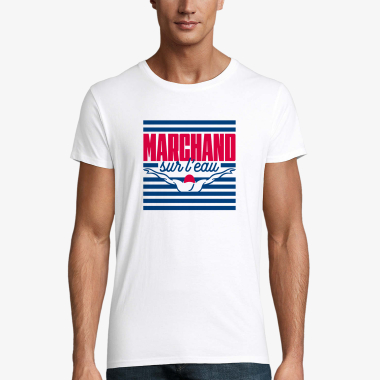 Mayorista Kapsul - Camiseta de hombre - Mercader en el agua