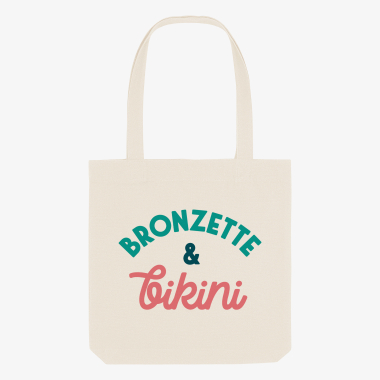 Grossiste Kapsul - Tote Bag - Bronzette & bikini