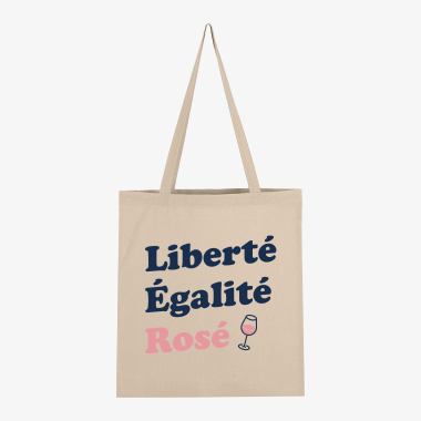 Wholesaler Kapsul - Tote bag - Liberty equality rosé