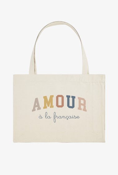 Wholesaler Kapsul - Tote bag XXL - Amour à la française