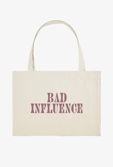 Mayorista Kapsul - Tote bag XXL - Bad influence