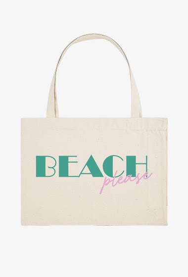 Mayorista Kapsul - Tote bag XXL - Beach please