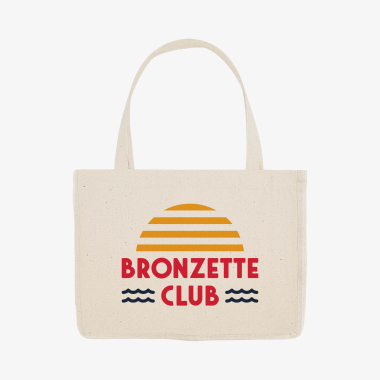 Grossiste Kapsul - Tote bag xxl - Bronzette club