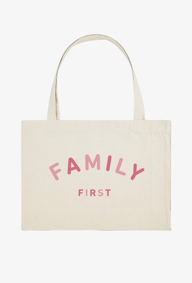 Wholesaler Kapsul - XXL tote bag - Family first