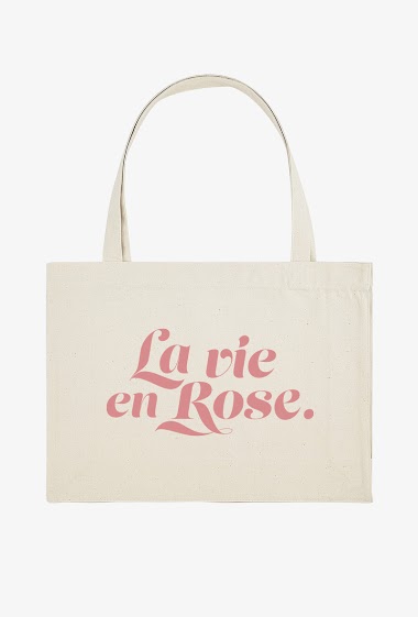 Wholesaler Kapsul - Tote bag XXL - La vie en rose