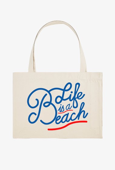 Grossiste Kapsul - Tote bag XXL - Life is a beach