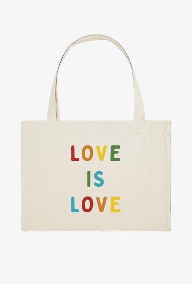 Mayorista Kapsul - Tote bag XXL - Love is love