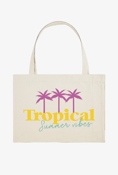 Mayorista Kapsul - Tote bag XXL - Tropical summer vibes
