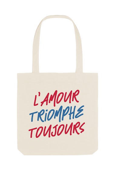 Grossiste Kapsul - Totebag  - L'amour triomphe toujours