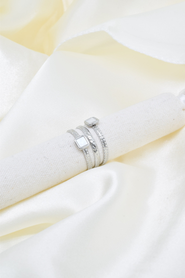 Wholesaler Kapyco - Stainless steel pearl ring