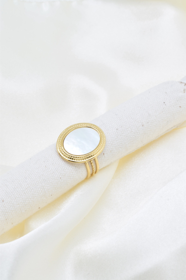 Wholesaler Kapyco - Stainless steel pearl ring