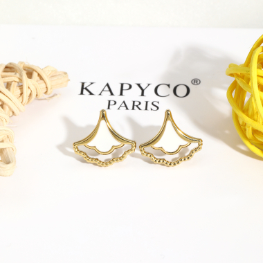 Mayorista Kapyco - Pendiente de girasol de acero inoxidable