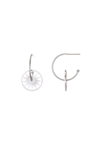 Wholesaler Kapyco - Stainless steel hollow hoop earrings