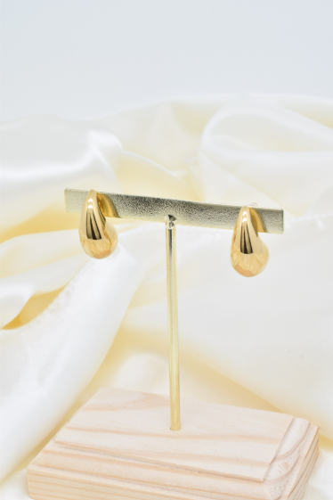 Wholesaler Kapyco - Stainless steel drop earrings