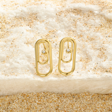 Wholesaler Kapyco - Stainless steel pin earrings