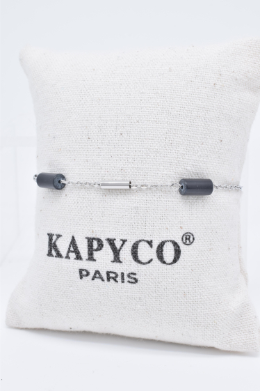 Wholesaler Kapyco - Silver steel bracelet