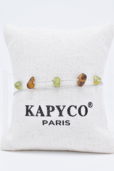 Grossiste Kapyco - Bracelet en acier argenté