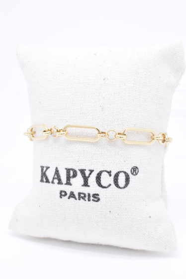 Großhändler Kapyco - Goldenes Stahlarmband