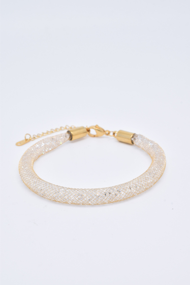 Wholesaler Kapyco - Christmas crystal bracelet in steel