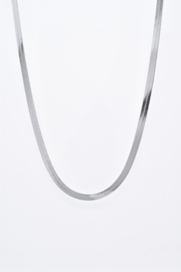 Wholesaler Kapyco - Stainless steel snake mesh necklace