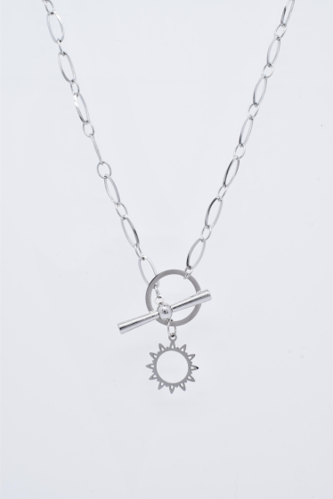 Wholesaler Kapyco - Stainless steel sun necklace
